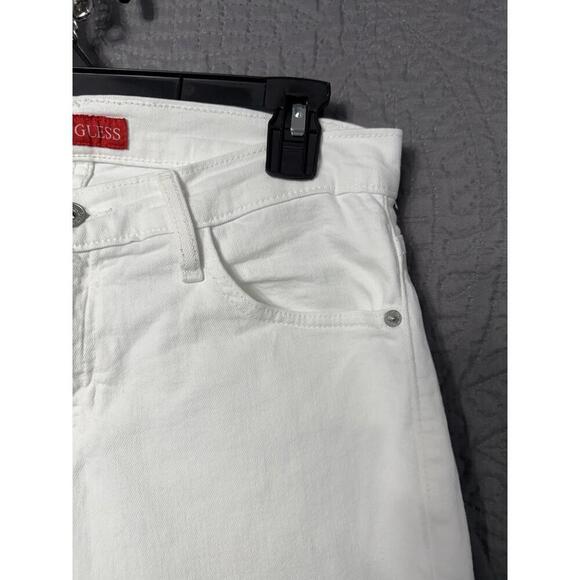 Guess Couture LA ECO Sexy Curve White  Stretch Jeans Mint Condition Women' SZ 26 - Picture 4 of 9